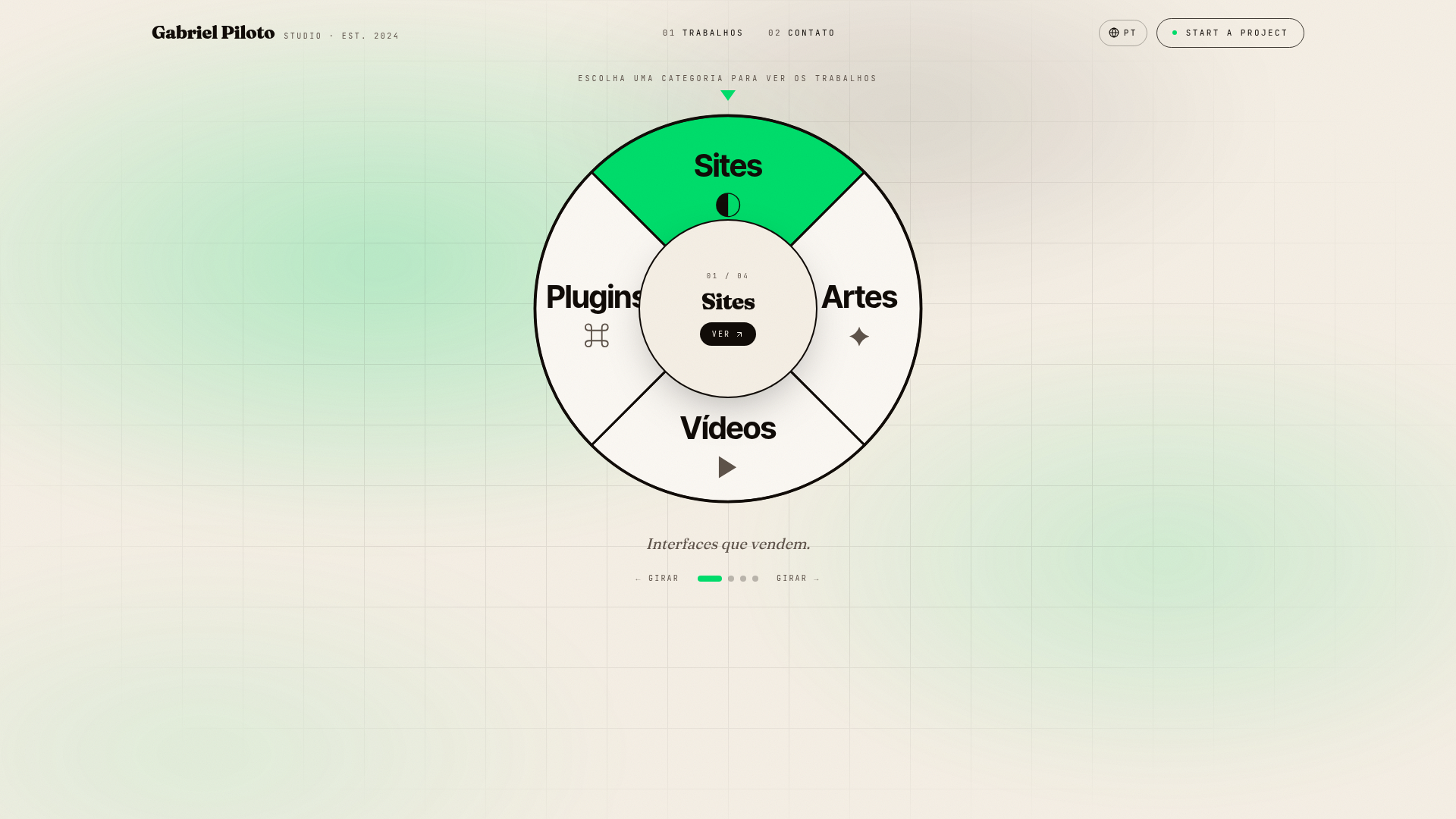 Gabriel Piloto — Studio